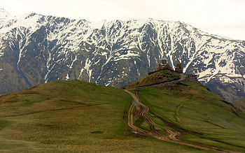 Nature, Grass, Mountains, Path, Trail HD wallpaper