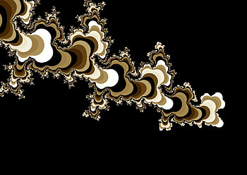 Into the depths of the Earth, brown-black, vibrations, abstract, pillar, fractal, imaginative HD wallpaper