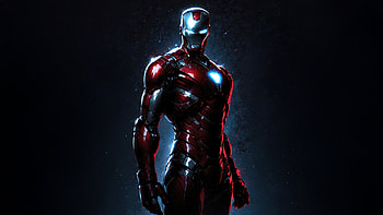 Iron Man Guardian Of The Night, iron-man, superheroes, artwork, art, digital-art, ai HD wallpaper