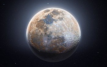 Moon, space, nature, satellite HD wallpaper