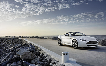 Aston Martin, Vantage elegance, Auto aficionado, Stylish background HD wallpaper