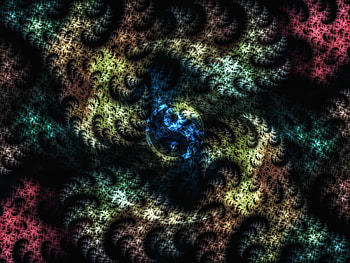 Abstract, Patterns, Lines, Fractal, Stains, Spots, Yin Yang HD wallpaper