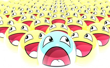 Peer Pressure !, disturbing, distress, awesome, smiley, fear, face, conform HD wallpaper