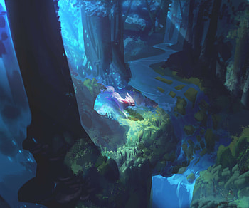 Moonlit Sylvan Wyvern — Fantasy Animal, fantasy, Animal, Fantasy Animal HD wallpaper