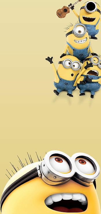 Galaxy S10, Minions , Cute design HD phone wallpaper
