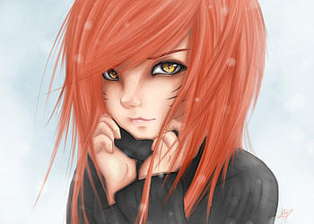 Anime, Art, Cat, Eyes, Girl HD wallpaper