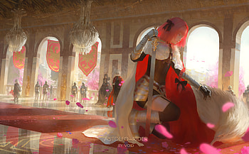 Astolfo (Fate/apocrypha), Assassin Of Red (Fate/apocrypha), Anime, Fate/grand Order, Amakusa Shirou, Armor, Cape, Fate (Series), Fate/apocrypha, Pink Hair, Rider Of Black (Fate/apocrypha), Semiramis (Fate/apocrypha), Sword, Thigh Highs, Weapon, Fate Series HD wallpaper