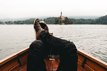 Nature, Legs, Journey, Boat HD wallpaper