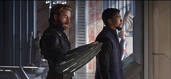 T'Challa, Captain America team-up, Avengers Infinity War HD wallpaper