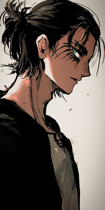 Eren Yeager, jaw, art HD phone wallpaper