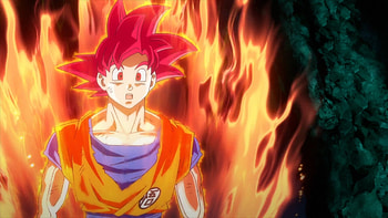 ... son-goku-super-saiyan-god-dragon-ball-z- ... HD wallpaper