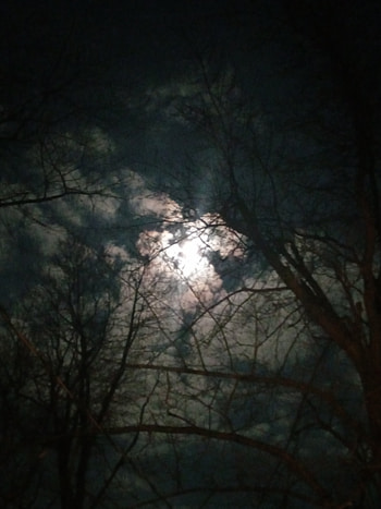 Moon, atmosphere, cloud HD phone wallpaper