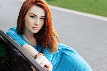 Reead Model , redhead, girls, model HD wallpaper