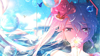Miku Anime Girl HD wallpaper