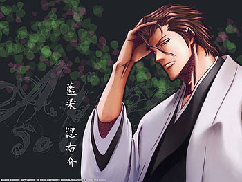 Aizen, espada, bleach, green HD wallpaper
