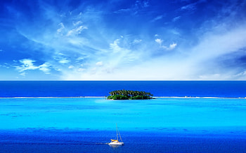 Landscape, Sea, Yachts HD wallpaper