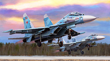 Jet Fighter, Military, Sukhoi Su 27, Aircraft, Warplane, Jet Fighters HD wallpaper