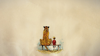 comics, Minimalism, Calvin And Hobbes / and Mobile Backgrounds HD wallpaper