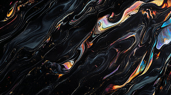 Abstract Liquid Elegance: Black Oil Ultra, black, Abstract, Liquid, oil, abstract black HD wallpaper
