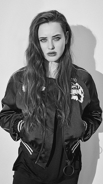 Katherine Langford, flash graphy, lip HD phone wallpaper
