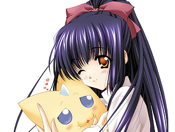 Anime, Girl, Embrace, Brunette, Feeling, Sense HD wallpaper