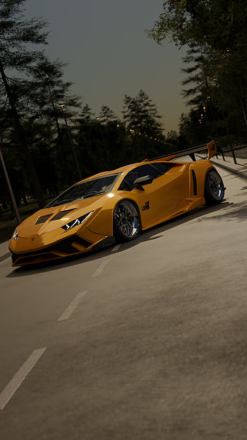Lamborghini Huracan, JDM, Lamborghini, supercar, Lamborghini Huracan, vehicle HD phone wallpaper