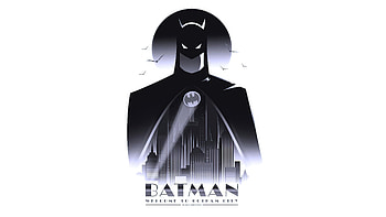 Batman Welcome To Gotham City Minimal , batman, superheroes HD wallpaper