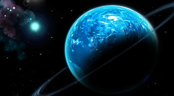 Stars, Universe, Nebula, Ring, Planet HD wallpaper