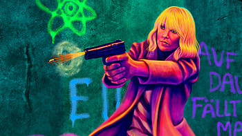 Atomic Blonde Fan Art , atomic-blonde, movies, artwork, art, digital-art, deviantart HD wallpaper