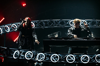Pia Maria, Lumx rehearsal, Eurovision details, Austria HD wallpaper