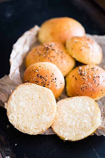 Homemade burger buns, Gourmet recipe, Brioche bun perfection, Ultimate burger experience HD phone wallpaper