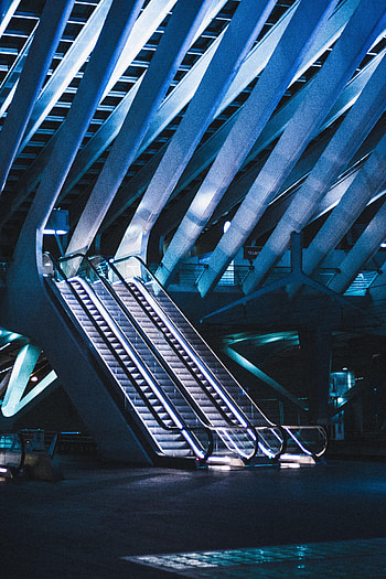 Building, Miscellanea, Miscellaneous, Stairs, Ladder, Premises, Room, Escalator HD phone wallpaper