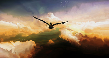 Hiccup And Toothless Artwork , how-to-train-your-dragon-the-hidden-world, how-to-train-your-dragon-3, how-to-train-your-dragon, movies, 2019-movies, animated-movies, artwork, night-fury HD wallpaper