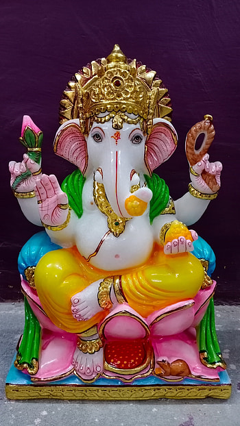 Ganesh , Simple Statue, Ganpati HD phone wallpaper