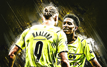 Haaland & Bellingham, soccer, haland, football, dortmund, bvb HD wallpaper
