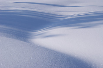 Winter, Nature, Snow, Minimalism, Shadows HD wallpaper