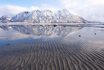 Landscape, Nature, Water, Mountains, Ice, Snow HD wallpaper
