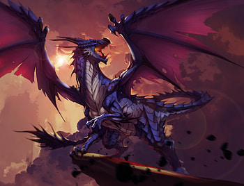 The Dragon , dragon, artist, artwork, digital-art, artstation HD wallpaper