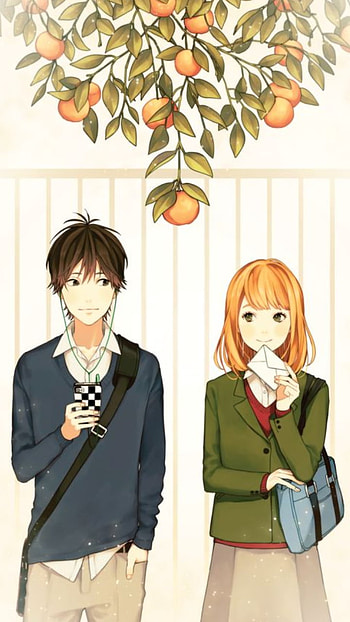 Orange Anime, orangeanime HD phone wallpaper