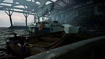 Entering the Aquarium, ship, sea, The Last Of Us HD wallpaper