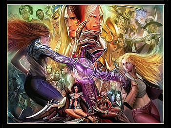 Witchblade, fantasy, comic, girl, woman, female HD wallpaper