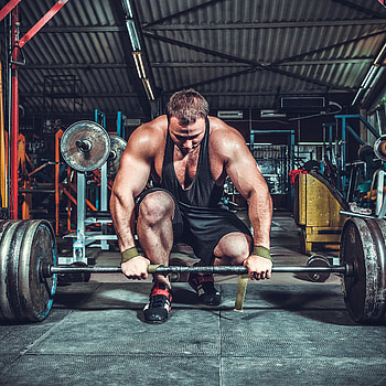 Pose, Gym setting, Weightlifting section, Sports HD phone wallpaper