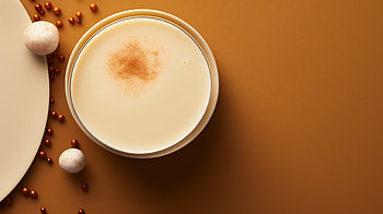 Eggnog Delight - Festive Drink Background, eggnog, food, drink HD wallpaper