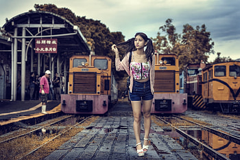 asian, woman, model, cute HD wallpaper