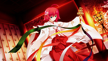 Anime, Girl, Room, Tape, Kimono HD wallpaper