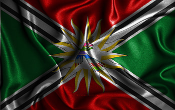 Santo Domingo de los Tsachilas flag, , silk wavy flags, ecuadorian provinces, Day of Santo Domingo de los Tsachilas, fabric flags, Flag of Santo Domingo de los Tsachilas, 3D art, Provinces of Ecuador, Santo Domingo de los Tsachilas, Ecuador HD wallpaper