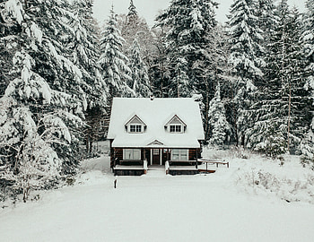Winter, Nature, Snow, Forest, House HD wallpaper