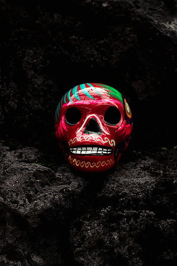 Art, Miscellanea, Miscellaneous, Paint, Skull HD phone wallpaper