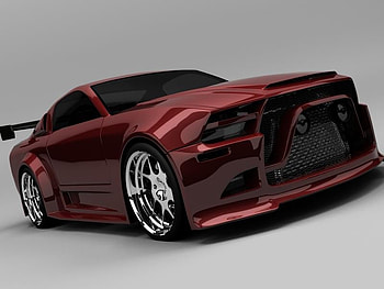 Mustang, tuning, ford, digiart, car HD wallpaper