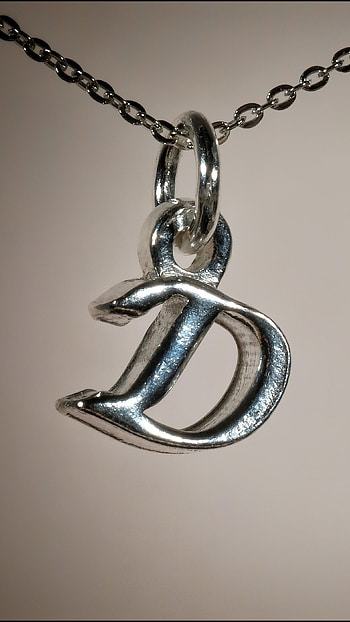 D Name Ka, Silver Letter D HD phone wallpaper